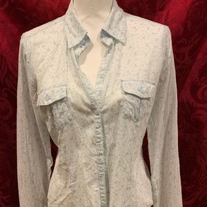 Long-Sleeved Button Up Blouse